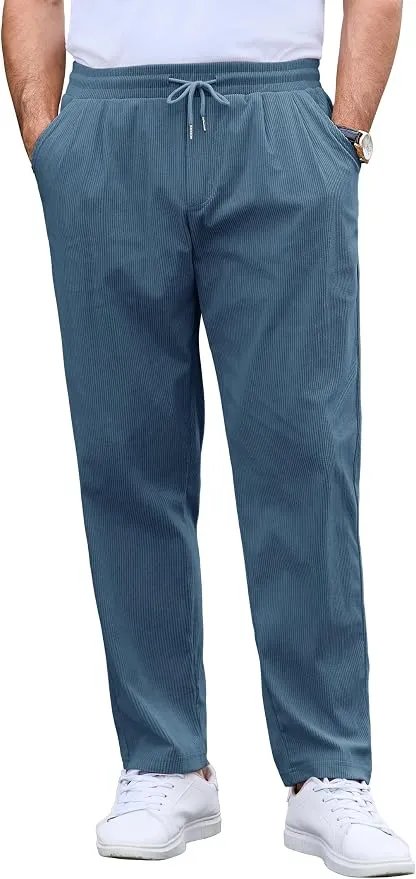 Pantalones de Pana Hombre Tolaler con Cintura Elástica y Bolsillos