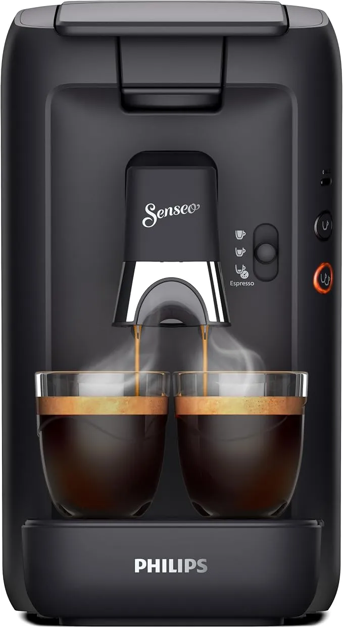 Cafetera Philips Senseo Maestro Negra - Prepara 3 Especialidades de Café