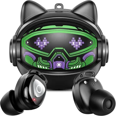 Auriculares Bluetooth 5.4 con Orejitas de Gato
