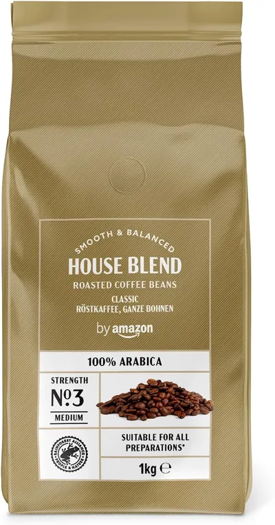 Café En Grano 100% Arábica Natural Tueste Medio - 1kg