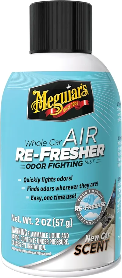 Meguiar's G16402 New Car Air Re-Fresher - Eliminador de olores aroma a coche nuevo, 57 g