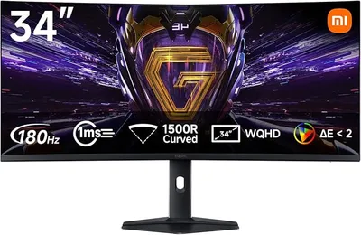 Xiaomi Monitor Gaming Curvo 2K 34" 180Hz 1ms GTG 1500R