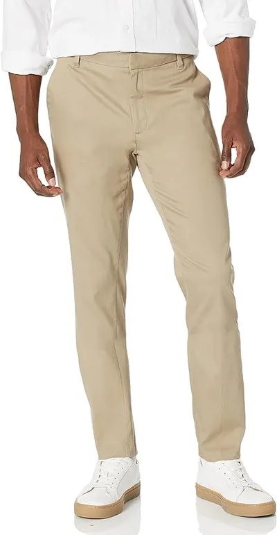 Amazon Essentials Pantalón chino elástico de corte ajustado
