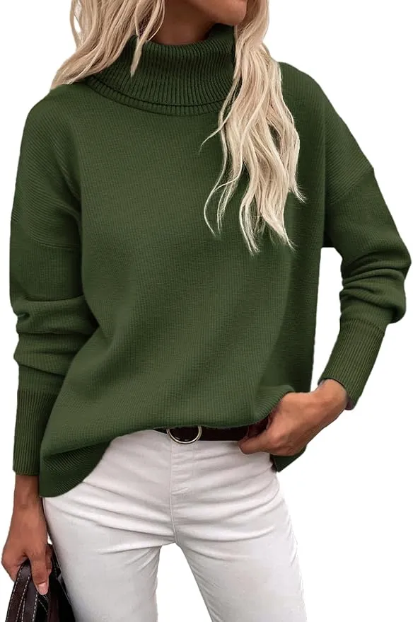 Zeagoo Jersey de Cuello Alto para Mujer