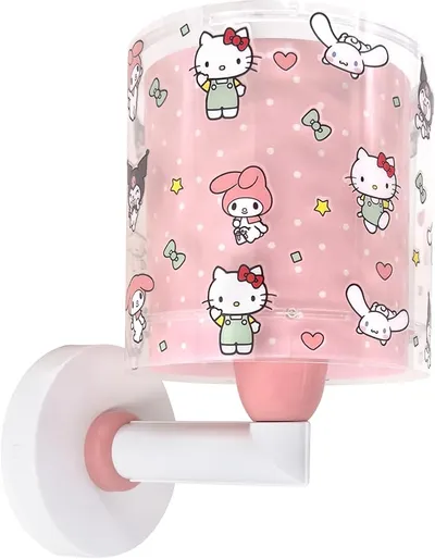 Dalber Lámpara Aplique De Pared Infantil Hello Kitty And Friends, My Melody, Cinnamoroll, Kuromi 41259