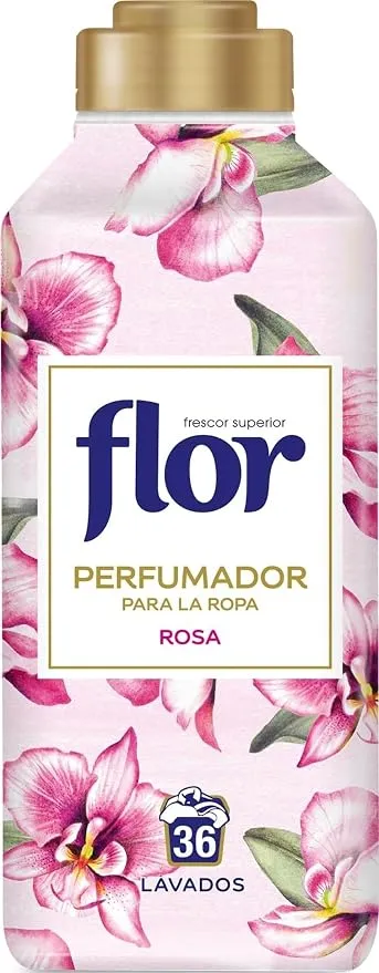 Flor Perfumador para Ropa Rosa - Lote de 36 Dosis
