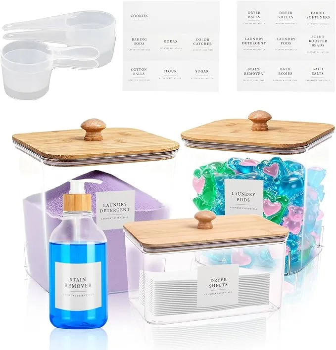 Pods de almacenamiento de detergentes