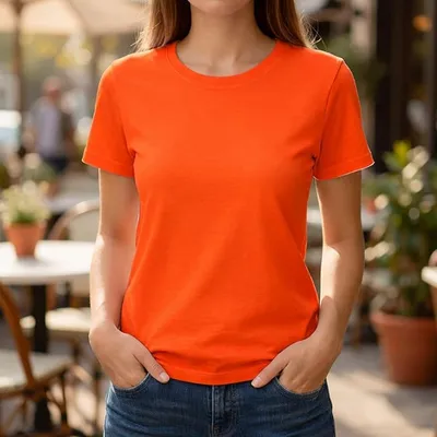 Paquete de 2 camisetas de cuello redondo para mujer