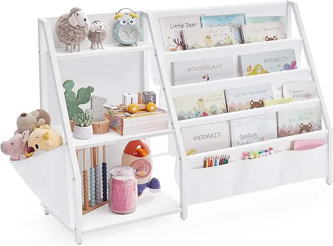 SONGMICS Librería Infantil Estantería para Niños 108,5 x 30 x 75 cm