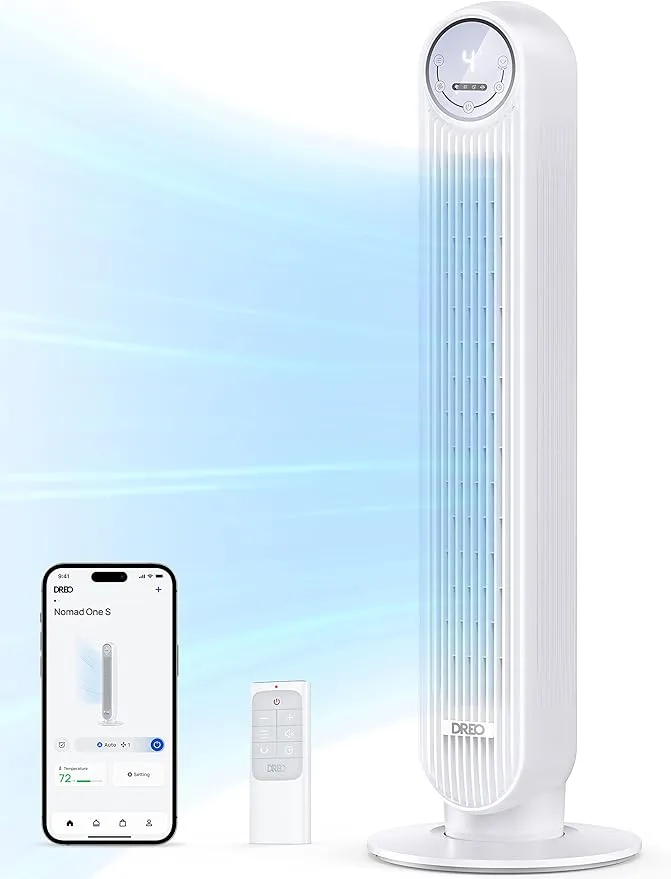 Ventilador de pie silencioso Dreo