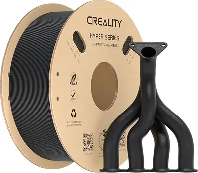 Creality Filamento Fibra de Carbono 1.75mm 1KG Negro Hyper PLA-CF