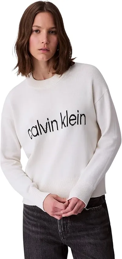 Calvin Klein Jersey Mujer Graphic de algodón