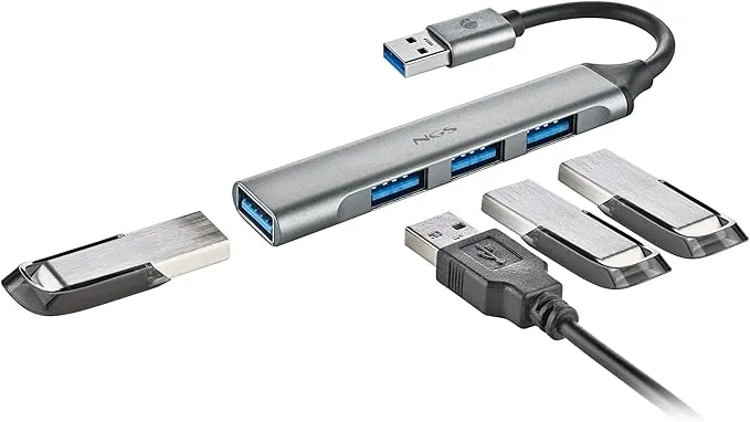 NGS IHUB4 Micro – Hub USB 4 Puertos