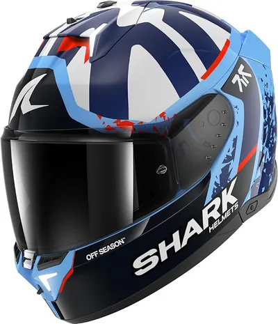 SHARK, Casco Moto Integral SKWAL i3 REPLICA RAUL FERNANDEZ Black Blue White BBW, XL