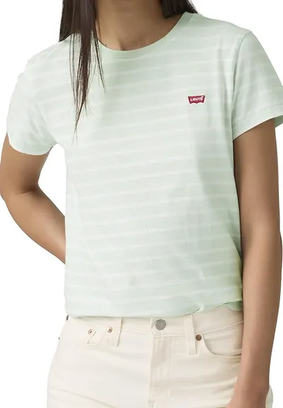 Camiseta Levi's Emily Stripe de Rayas con Cuello Redondo