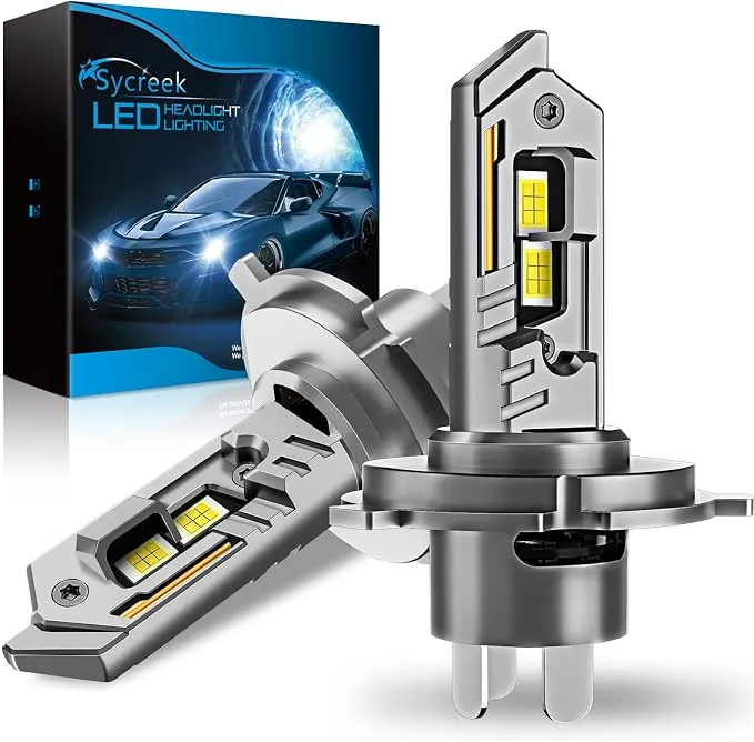 Sycreek Bombillas LED H4/9003/HB2 35000LM (Pack 2)