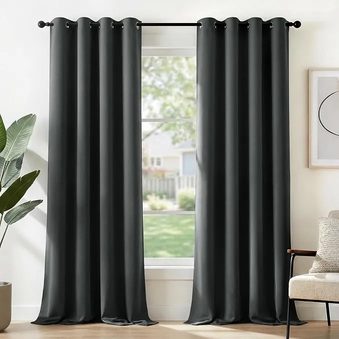 Cortinas Opacas Térmicas Deconovo - Juego de 2 Piezas