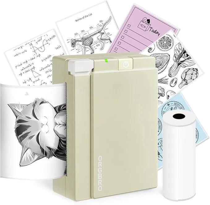 ORGBRO X3 Mini Impresora Térmica Portátil