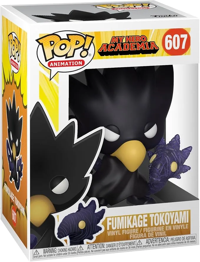 Funko Pop! My Hero Academia: Fumikage Tokoyami y Dark Shadow Figura Vinilo