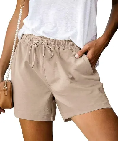 Pantalón Corto Mujer Verano Shorts Mujer Cintura Alta