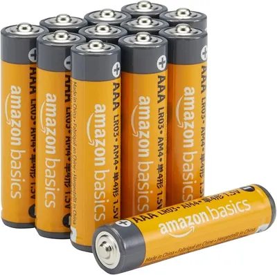 Amazon Basics - 12 pilas alcalinas AAA alto rendimiento