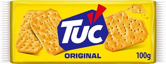 Tuc Cracker Original Galletas Saladas Crujientes, Pack 100g