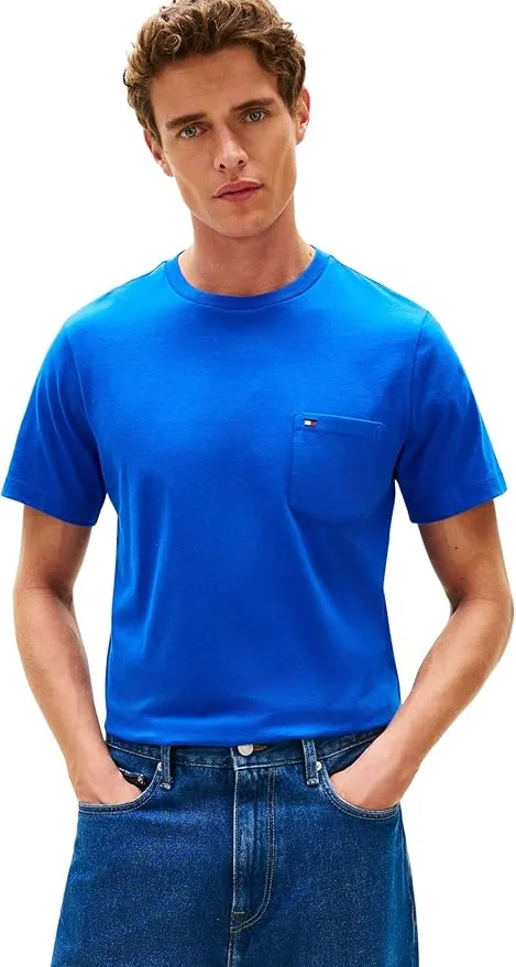 Camiseta para Hombre TOMMY HILFIGER Essential Solid Pocket