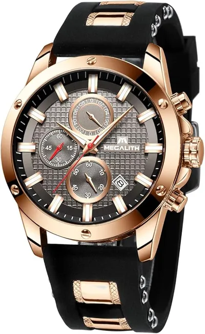 MEGALITH Reloj Hombre Grande Deportivo