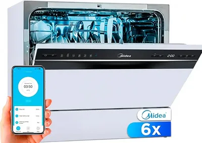 LAVAVAJILLAS MIDEA 55CM 6 SERVICIOS