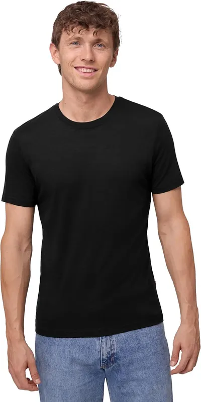 Camiseta Manga Corta Merino DANISH ENDURANCE (1 y 2 Pack) - Negro