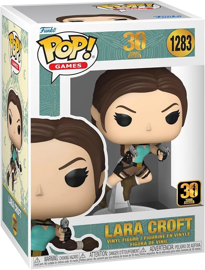 Funko Pop! Games: Tomb Raider - Lara Croft Edición 30º Aniversario