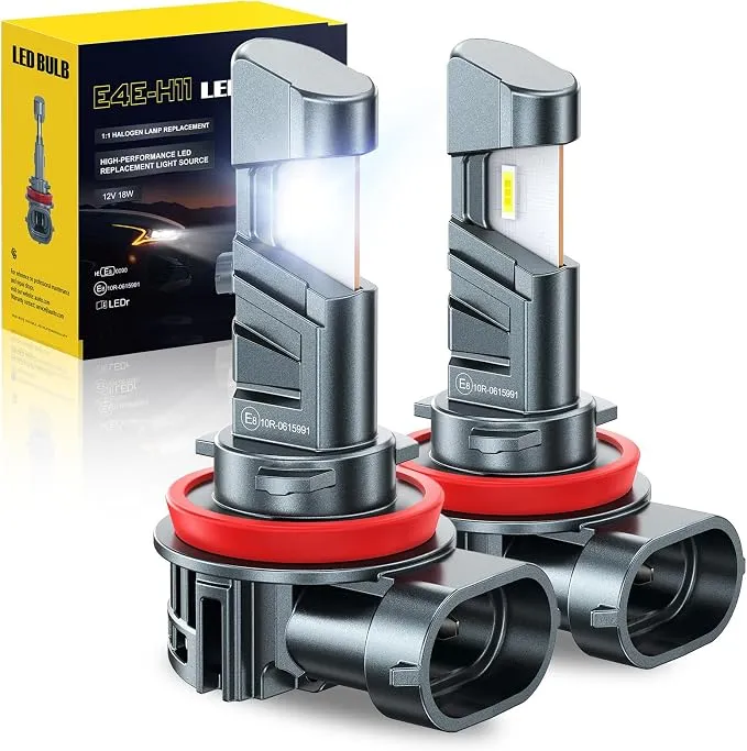 Bombillas LED AUXITO H11 para Coche (Lote de 2) - Mayor Luminosidad y Larga Duración