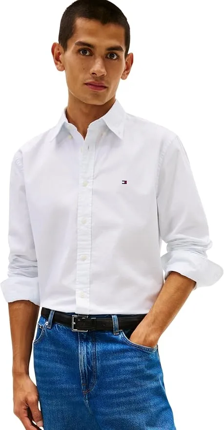 Camisa Tommy Hilfiger Flex Poplin para Hombre