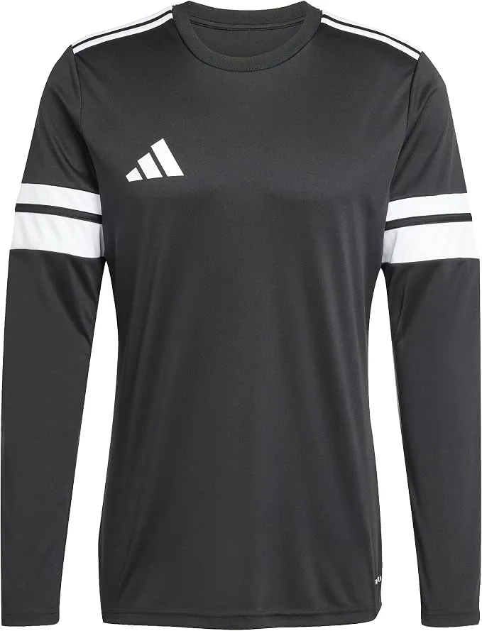 Camiseta adidas Squadra25 Manga Larga Hombre Negra/Blanca XL