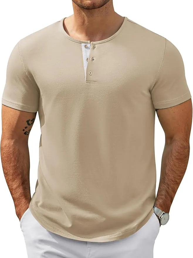 Camiseta Henley COOFANDY