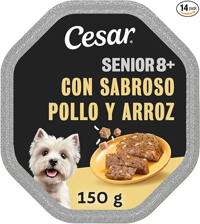 4 PACKS de Cesar 14 x 150 g