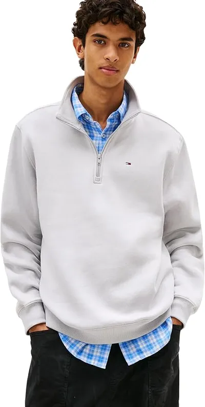 Tommy Jeans Sudadera Forro Polar Cremallera 1/4 Hombre