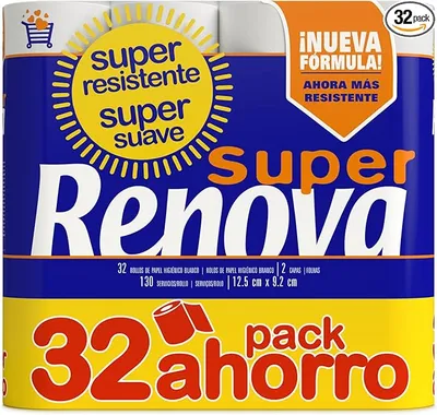Renova Papel higiénico Super Blanco - 32 rollos