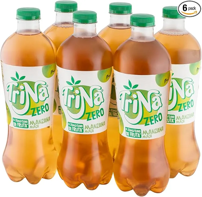 Pack 6 Botellas Trina Manzana Zero 1.5L