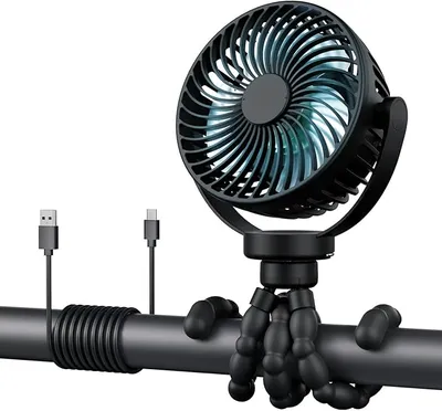 Ventilador Portátil de 5200mAh para Bebé en Cochecito