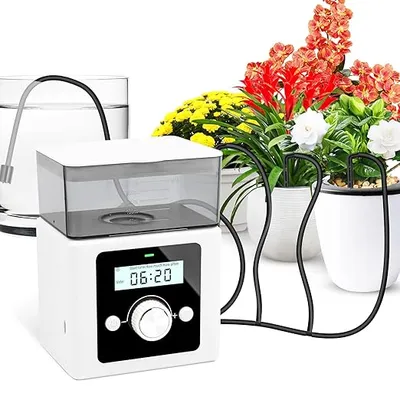Sistema de riego automático para plantas de interior
