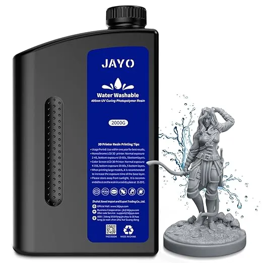 JAYO Resina Lavable en Agua para Impresora 3D