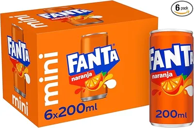 Refresco de naranja Fanta