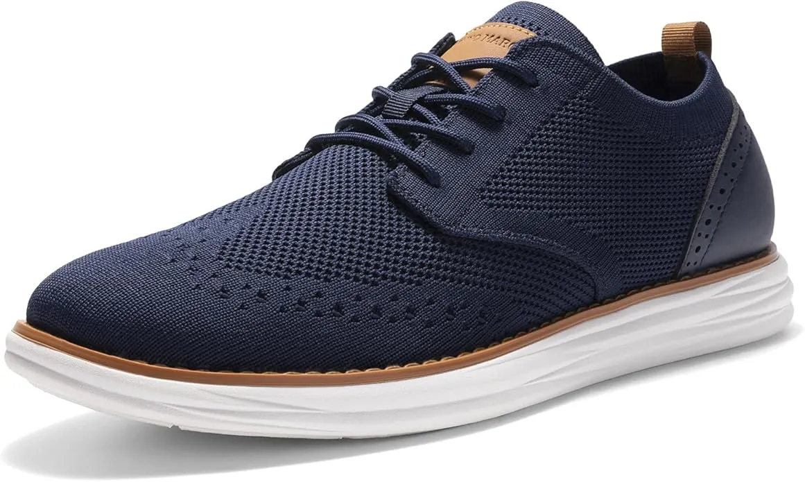 Bruno Marc Zapatos de Vestir para Hombre con Cordones y Punta Redonda