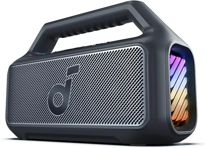 Soundcore Boom 2 Altavoz Bluetooth Potente 80W con 24h de Batería y Resistencia IPX7