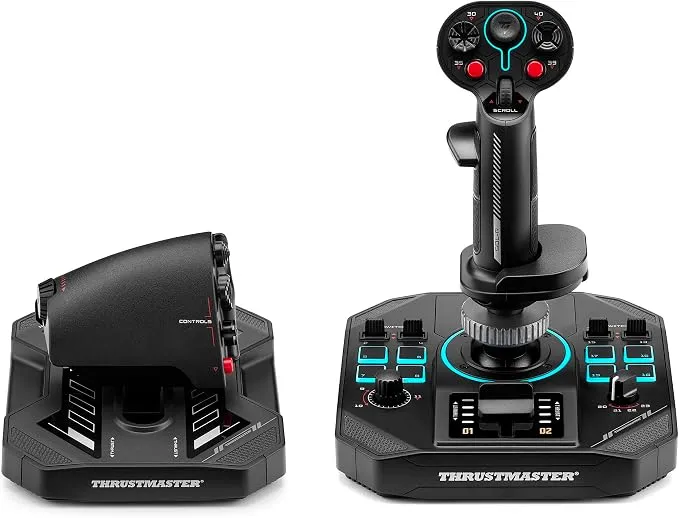 Thrustmaster HOTAS Sol-R 4: Joystick y Acelerador para Simulación Espacial en PC
