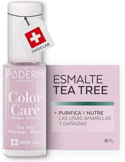 PODERM Esmalte Cuidado para Uñas con Tea Tree - Baby Pink