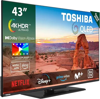 Televisor QLED UltraHD 4K Toshiba 43"
