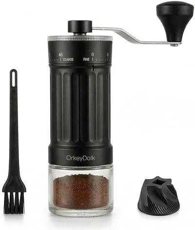 Molinillo de Café Manual OrkeyDolk Cerámico Ajustable 40 Niveles