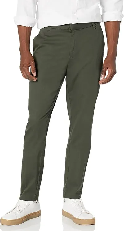 Amazon Essentials Pantalón chino elástico de corte ajustado